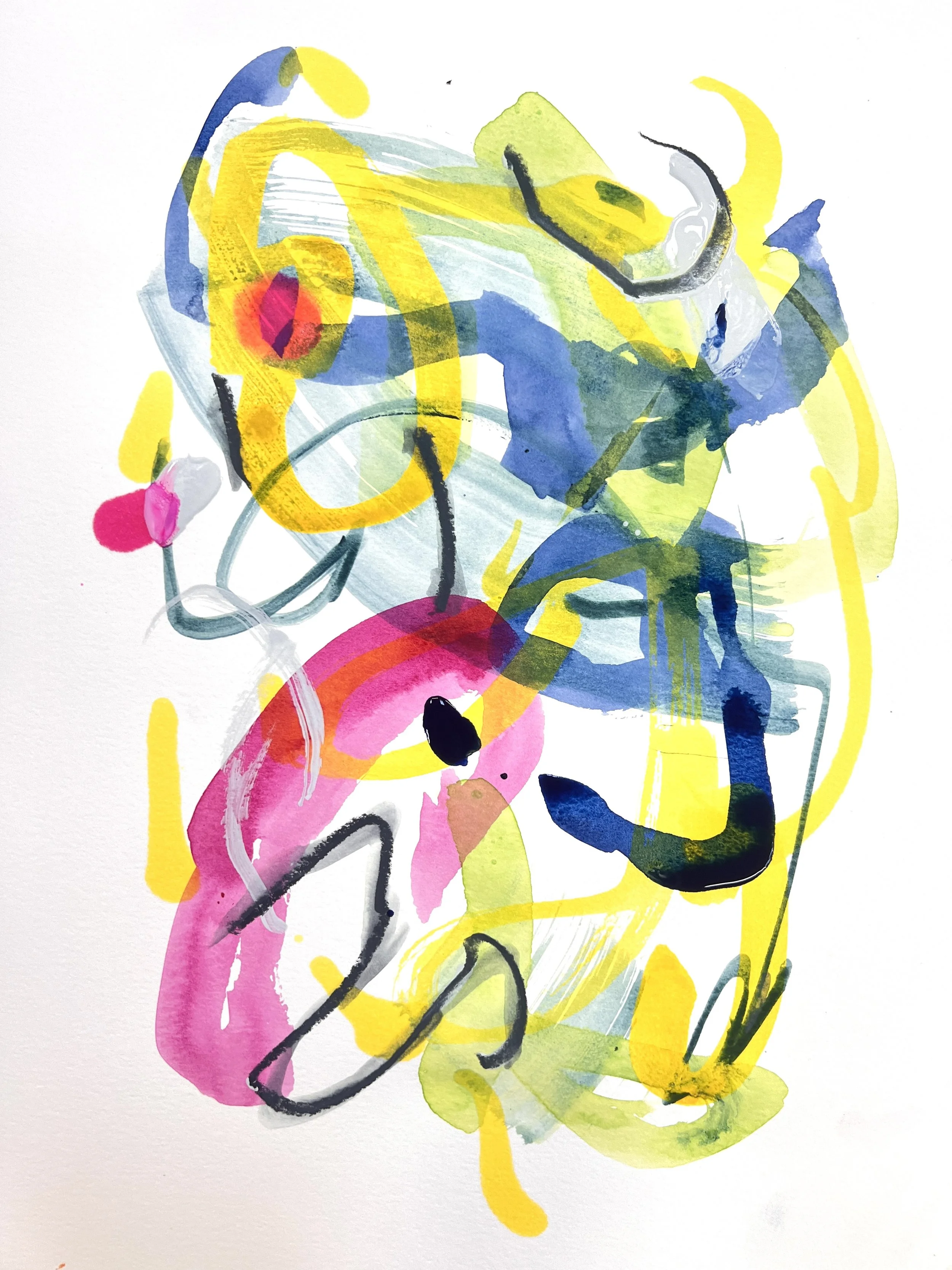 リカルドゴンザレス 原画 WET PAINT Morris Katz Original Oil Painting 21